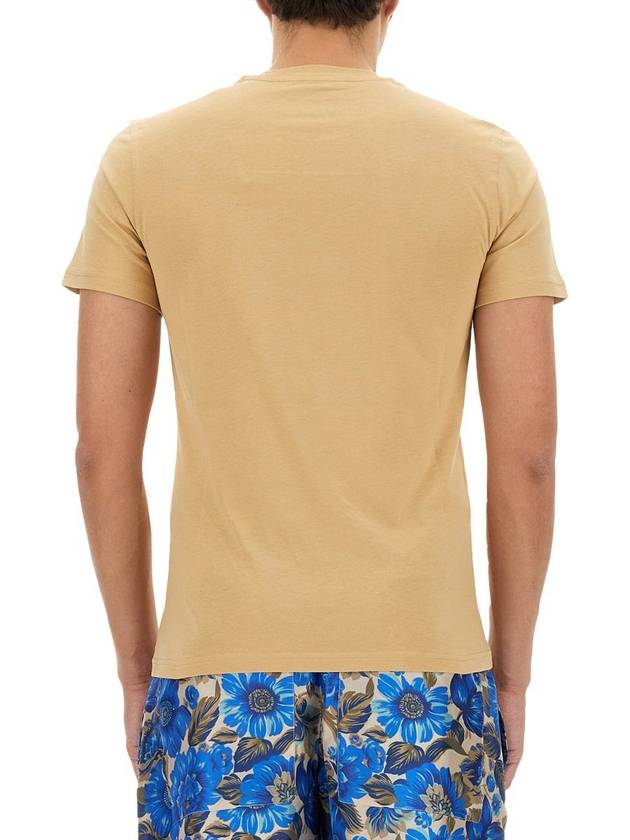 short sleeve t-shirt 07152041 1148 BEIGE - MOSCHINO - BALAAN 4