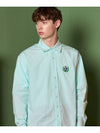 Overfit Cotton Shirts Sky - ZIZEMUSEUM - BALAAN 2