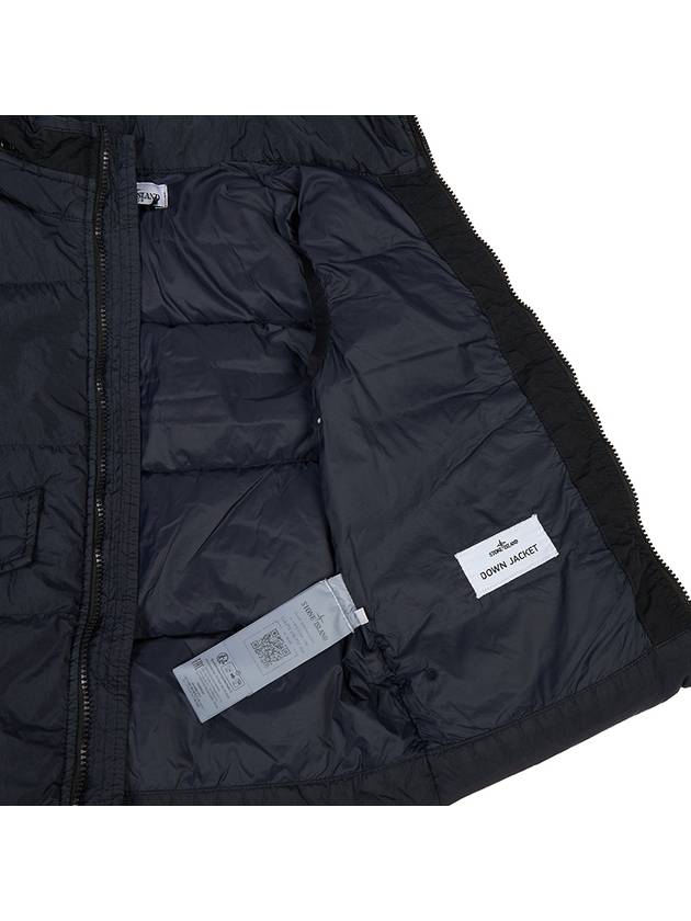 Kids Crinkle Reps Recycled Nylon Down Vest Navy - STONE ISLAND - BALAAN 10