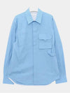 Pocket Long-Sleeve Shirt Blue - HELMUT LANG - BALAAN 3