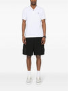 Compass Patch Short Sleeve Polo Shirt White - STONE ISLAND - BALAAN 3