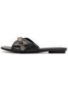 Cagole Flat Slipper Black - BALENCIAGA - BALAAN 5