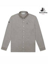 full open shirt type button down Eri T-shirt 9303GZSCGREY - BLACK&WHITE - BALAAN 1