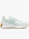 Sprint Runner Low Top Sneakers White Green - ALEXANDER MCQUEEN - BALAAN 2