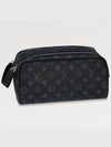 Dopp Kit Monogram Eclipse Pouch Bag Black - LOUIS VUITTON - BALAAN 4