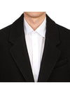 Two Button Wool Single Coat Black - AMI - BALAAN 8