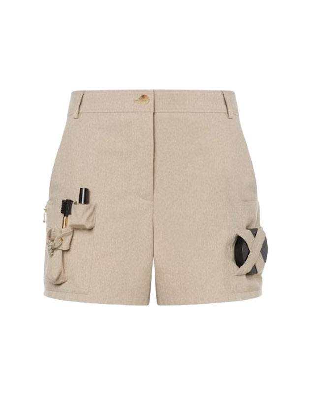 Women's Safari SAFARI Kit Essential Shorts Beige - MOSCHINO - BALAAN 1