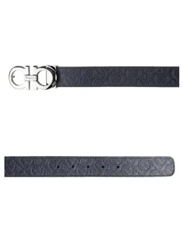 Men s double Gancini sided belt 270733 - SALVATORE FERRAGAMO - BALAAN 1