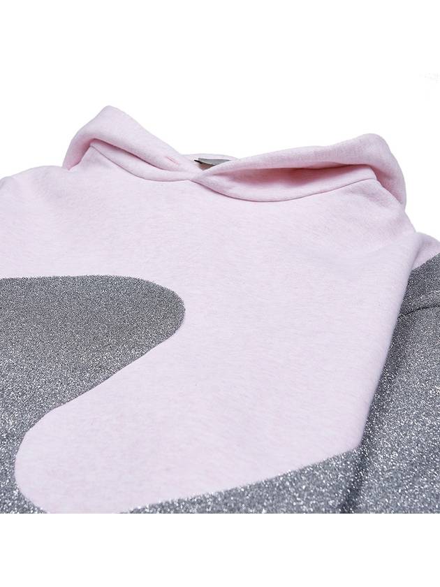 Cotton Jersey Hoodie Pink Heather - DIOR - BALAAN 4