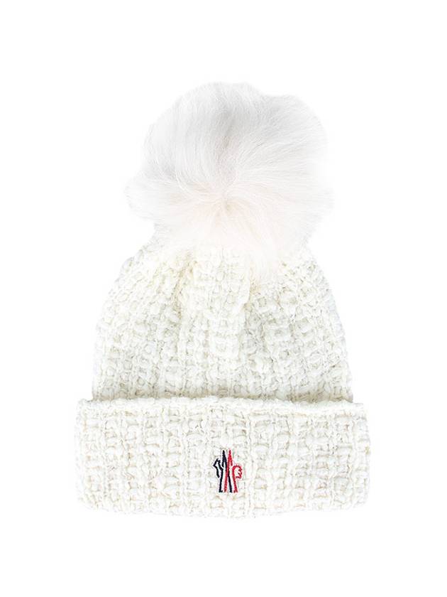 Grenoble Pom Wool Beanie 3B00006 M4487 034 - MONCLER - BALAAN 1