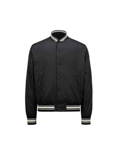 Bouchet Reversible Down Bomber Jacket Black - MONCLER - BALAAN 1