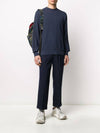 Men's Shoulder Logo Sweatshirt Navy - MONCLER - BALAAN.