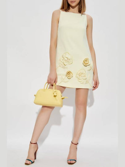 Self Portrait Dress With Appliqués, Women's, Yellow - SELF PORTRAIT - BALAAN 2