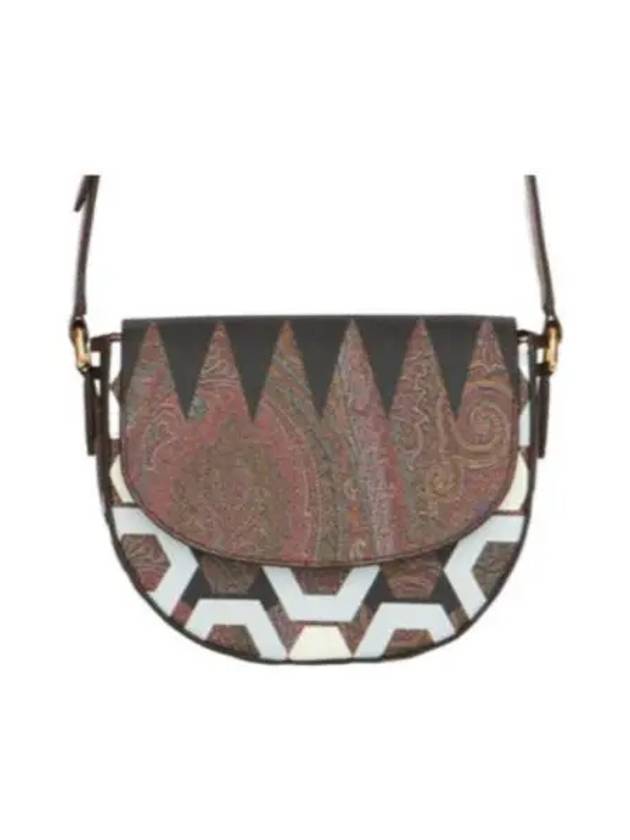 Women's Leather Shoulder Bag Brown - ETRO - BALAAN 2