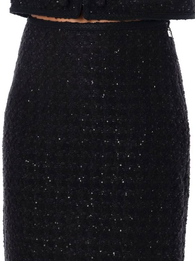 MIDI TWEED SKIRT - ROTATE - BALAAN 3