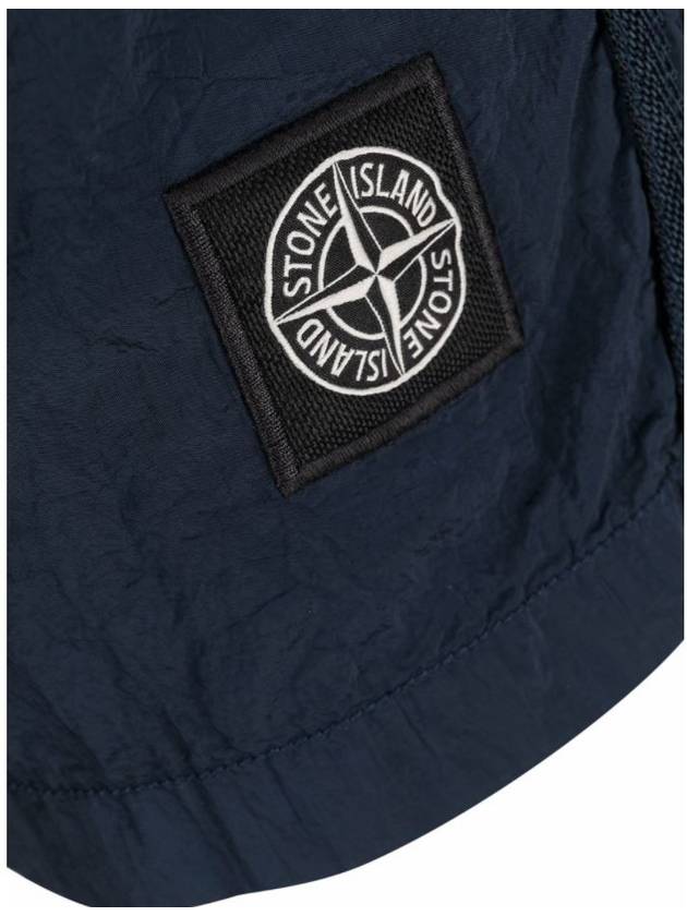 Men's Nylon Metal Swim Shorts Navy - STONE ISLAND - BALAAN 3