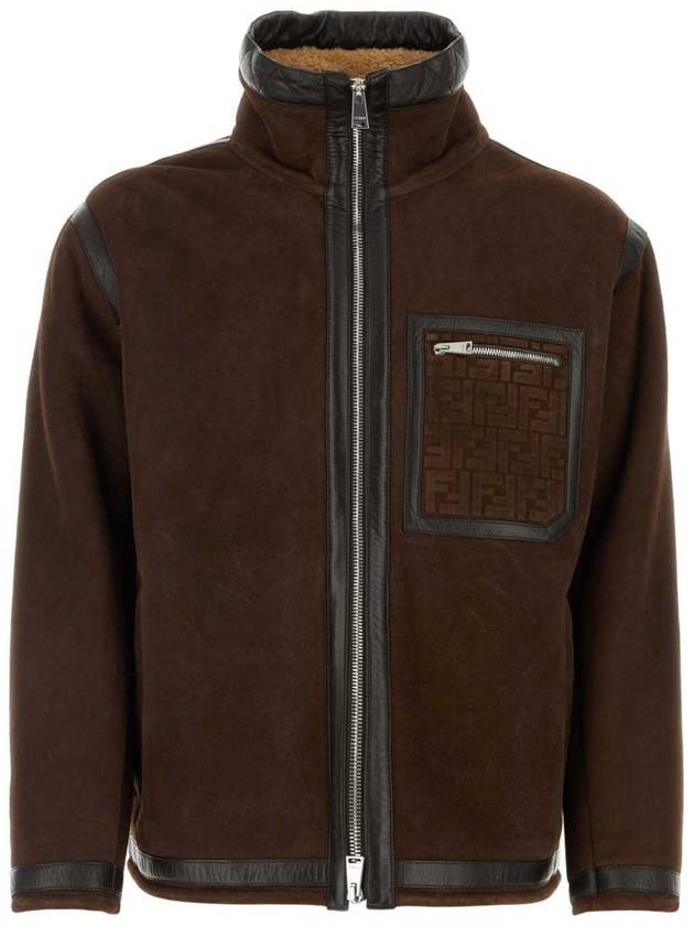 Jacket FM0222AO9M F0BBK BROWN - FENDI - BALAAN 2