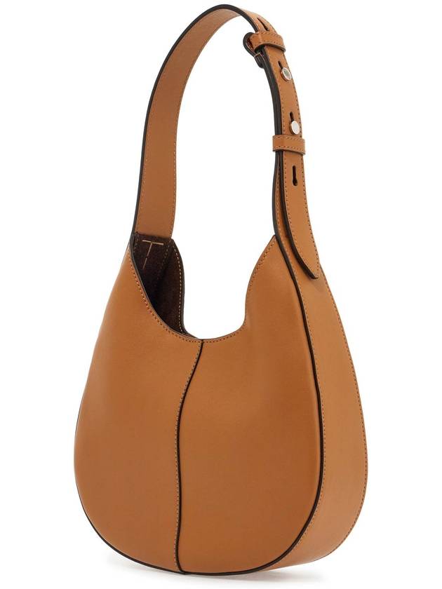 DI Logo Debossed Shoulder Bag Brown - TOD'S - BALAAN 3