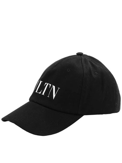 VLTN Logo Ball Cap Black - VALENTINO - BALAAN 2