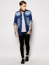 Classic Ranch Distress Denim Shirt - VIVIENNE WESTWOOD - BALAAN 5