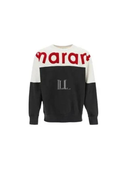 Howley Logo Crew Neck Sweatshirt Faded Black - ISABEL MARANT - BALAAN 2