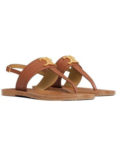 Lympia Triomphe Sandals Brown - CELINE - BALAAN 2