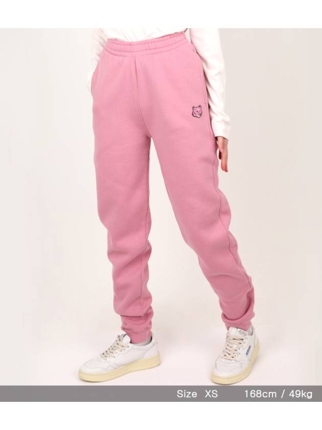 Bold Foxhead Patch Regular Jogger Track Pants Pink - MAISON KITSUNE - BALAAN 8