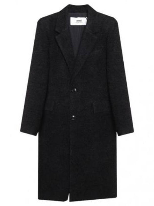 Coat two button virgin wool long - AMI - BALAAN 1