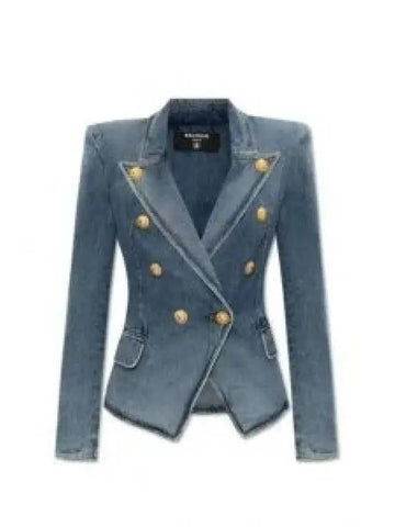 Button Denim Jacket Women s CF0SI506 DE32 6FF 1289822 - BALMAIN - BALAAN 1