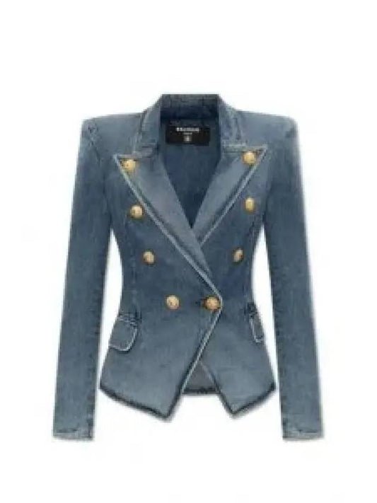 Button Denim Jacket Women s CF0SI506 DE32 6FF 1289822 - BALMAIN - BALAAN 1