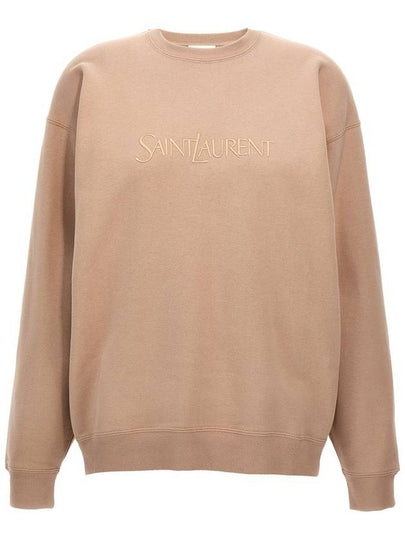 hooded sweatshirt 802001 Y36SW 9950 NUDE ROSE - SAINT LAURENT - BALAAN 2