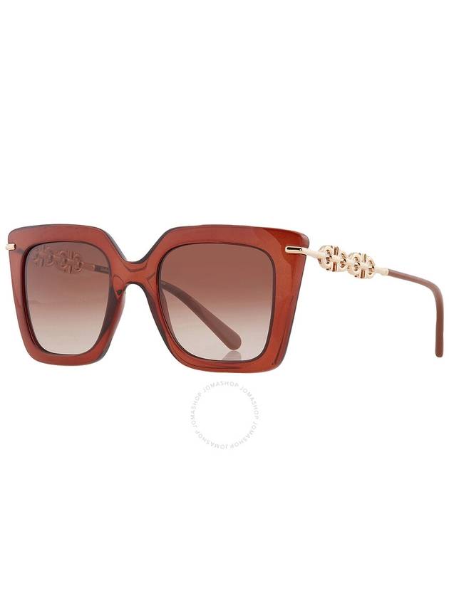 Eyewear Gradient Butterfly Sunglasses Brown - SALVATORE FERRAGAMO - BALAAN 4