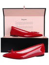 Women's Bridget Flat Shoes Flamy Red - REPETTO - BALAAN 9