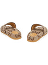 Maxi GG Canvas Slide Sandals Beige - GUCCI - BALAAN 5