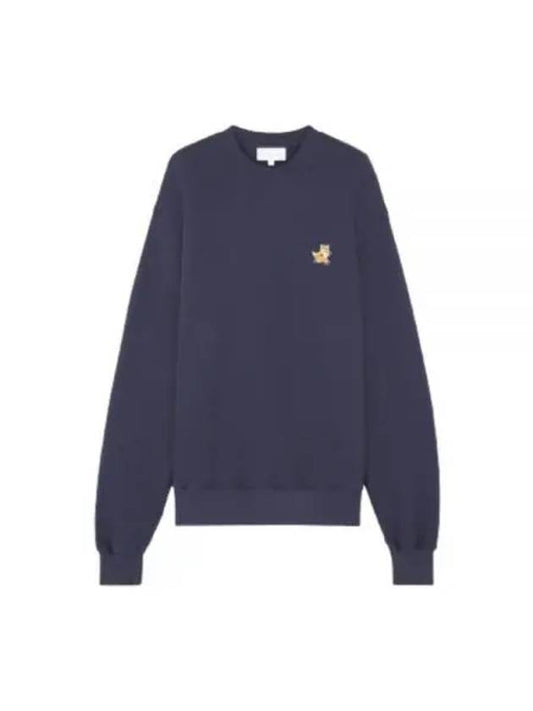 Fox Cotton Sweatshirt Navy - MAISON KITSUNE - BALAAN 2