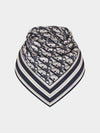 Oblique Bandana Scarf Blue - DIOR - BALAAN 3