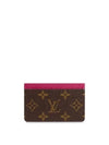 Monogram Card Wallet Fuchsia Brown - LOUIS VUITTON - BALAAN 2