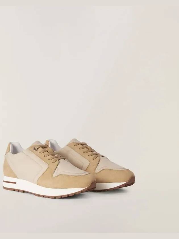 My Wind Technical Fabric Low Top Sneakers Light Brown - LORO PIANA - BALAAN 2