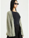 Soft Long Button Cardigan Khaki - RAWMANTICS - BALAAN 1