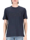 Boss Short Sleeve T Shirt 50519358 402 Blue - HUGO BOSS - BALAAN 2