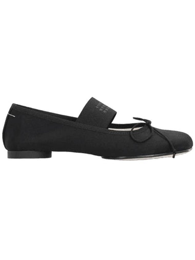 Anatomic Satin Ballerinas Flat Black - MAISON MARGIELA - BALAAN 1