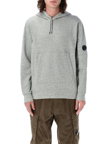 Diagonal Fleece Hoodie Grey - CP COMPANY - BALAAN 1