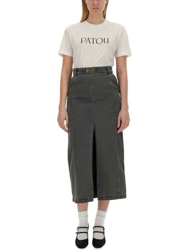 Patou Logo Print T-Shirt - PATOU - BALAAN 2