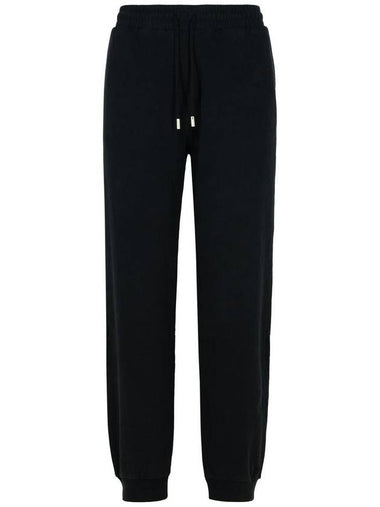 Woolrich 'Jogger' Black Cotton Pants - WOOLRICH - BALAAN 1