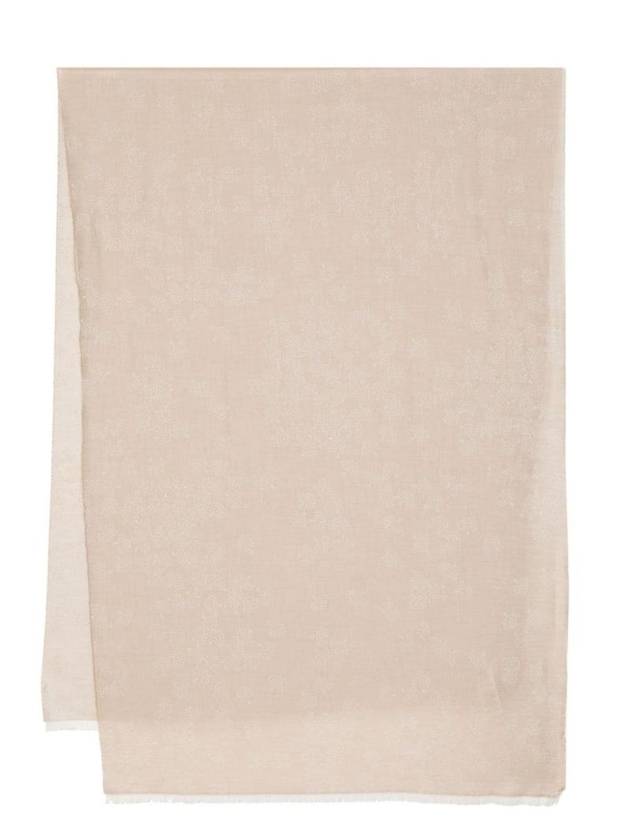 Tamara Organic Cotton Scarf Light Camel - MULBERRY - BALAAN 1