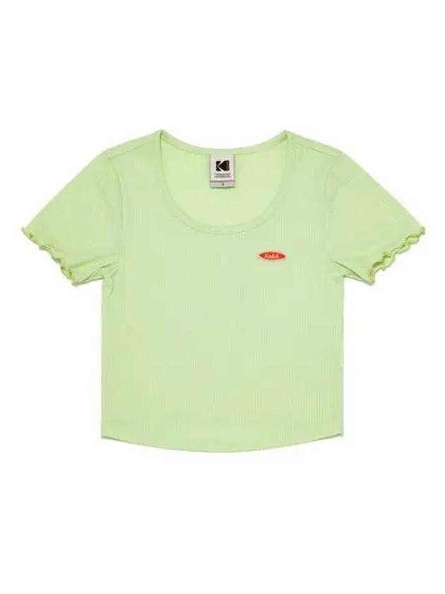 KODAK Apparel Hot Summer Crop Short Sleeve T Shirt Women GREEN - KODO - BALAAN 1