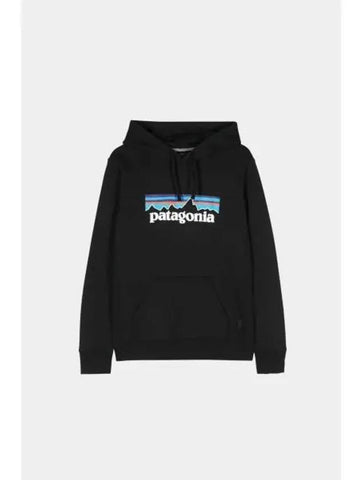 P 6 Logo Uprisal Hoody 39622 BLACK - PATAGONIA - BALAAN 1