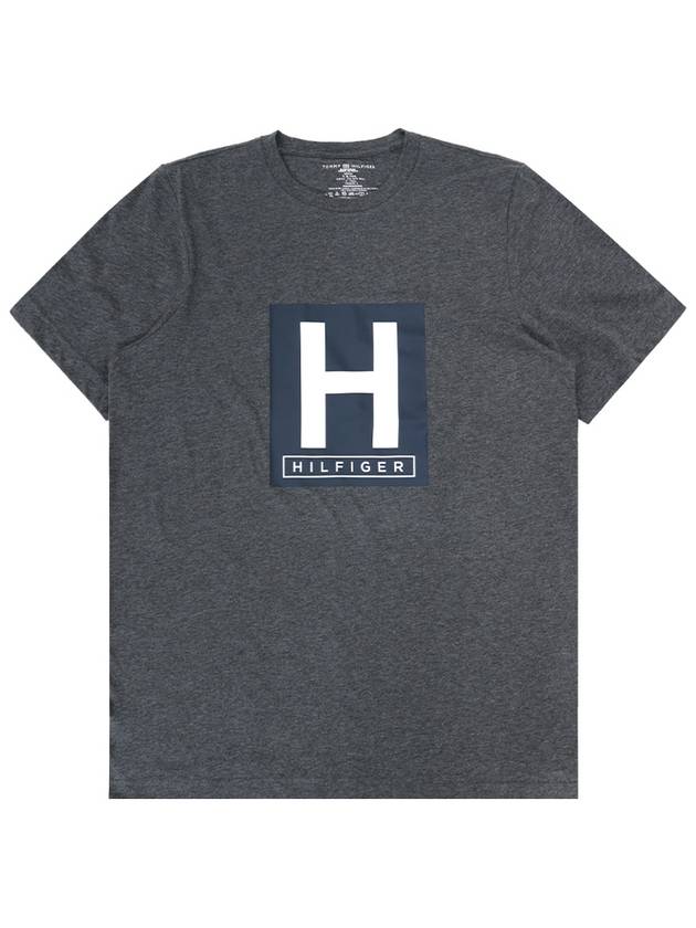 H logo short sleeve tshirt - TOMMY HILFIGER - BALAAN 1