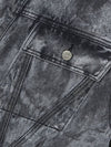 Runway dirty washed cotton jacket_dusty black - ULKIN - BALAAN 5