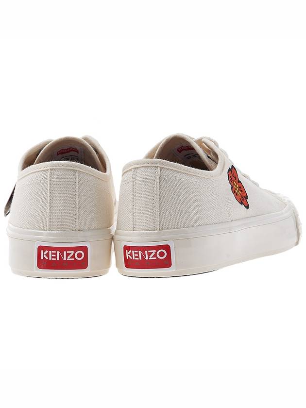 School Flower Low Top Sneakers Cream - KENZO - BALAAN 5